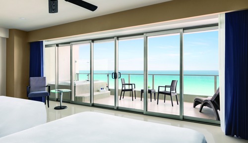Suite, 2 camas dobles, frente al mar