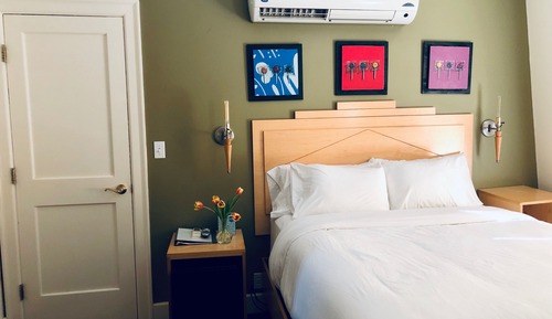 Habitación doble, 1 cama de matrimonio, baño privado