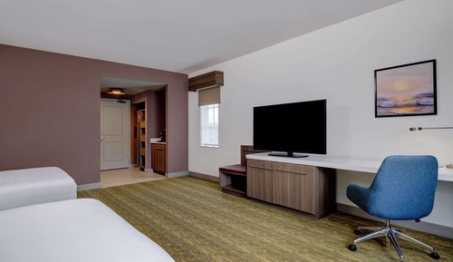 Habitación, 2 camas de matrimonio, accesible para personas con discapacidad