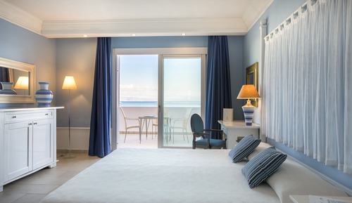Habitación cuádruple Deluxe, vistas al mar