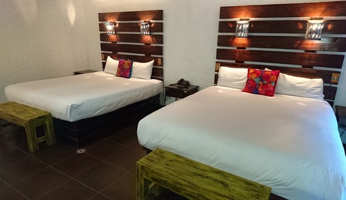 Suite superior, 2 camas de matrimonio, frente al mar
