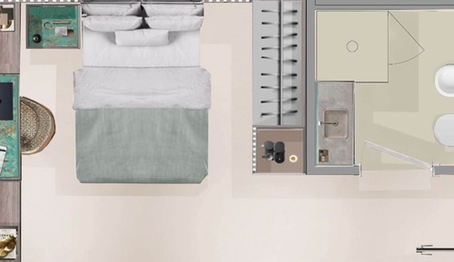 Habitación individual exclusiva, 1 cama individual grande