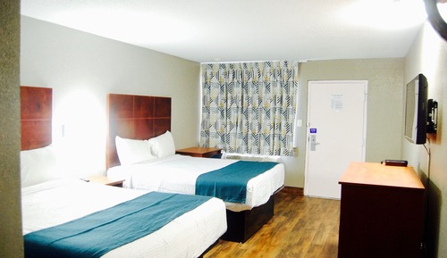 Habitación Deluxe, 2 camas de matrimonio, no fumadores, frigorífico y microondas