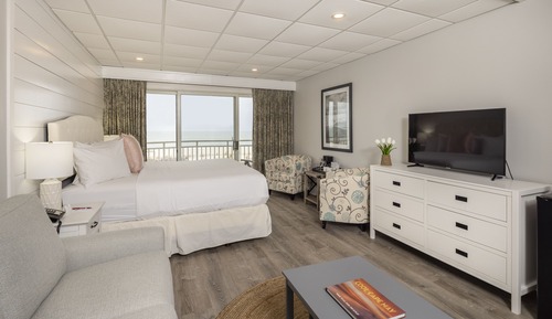 Habitación Deluxe, 1 cama de matrimonio grande, vistas al mar