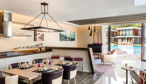 Villa ejecutiva, 1 cama de matrimonio grande