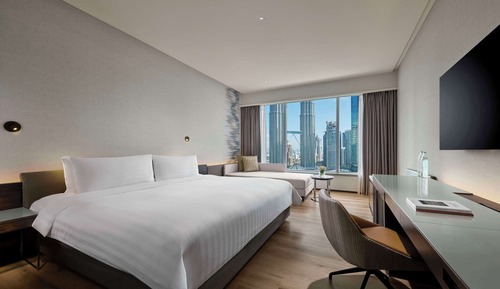 Habitación Deluxe, 1 cama de matrimonio grande (Twin Towers View)