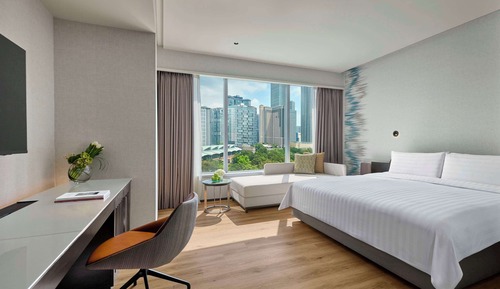 Habitación Deluxe, 1 cama de matrimonio grande, vistas al jardín