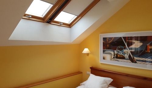 Habitación con 1 cama doble o 2 individuales