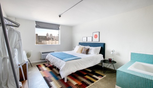 Habitación Deluxe, 1 cama de matrimonio grande, bañera de hidromasaje