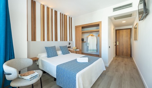 Habitación individual, vistas al mar