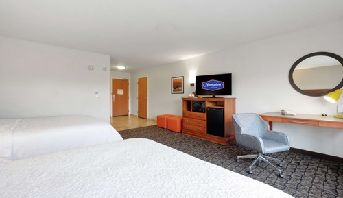 Habitación, 2 camas de matrimonio, no fumadores (mob/hearing acc w/ bathtub)