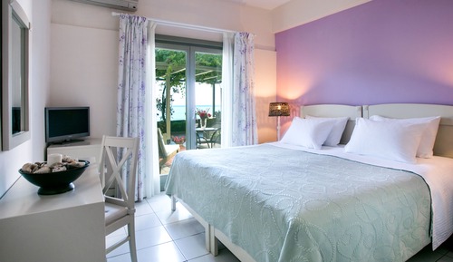 Habitación doble, 1 cama doble, terraza, vistas al mar