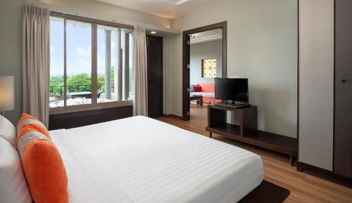 Suite junior, 1 habitación, bañera de hidromasaje, vistas a la montaña