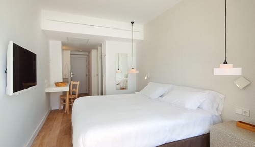 Habitación doble de uso individual, balcón