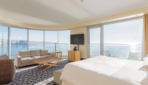 Suite, 1 cama de matrimonio grande, balcón, frente al mar
