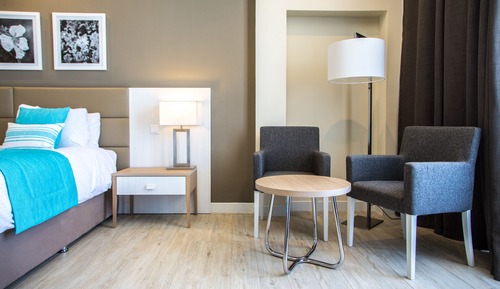 Habitación familiar, vistas al jardín