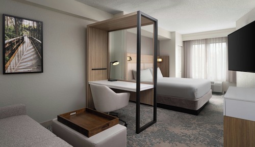 Suite, 1 cama de matrimonio grande con sofá cama, no fumadores (Mobility/Hearing Accessible, Tub)