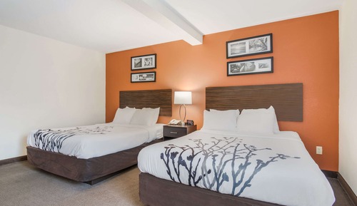 Habitación estándar, 2 camas de matrimonio, no fumadores