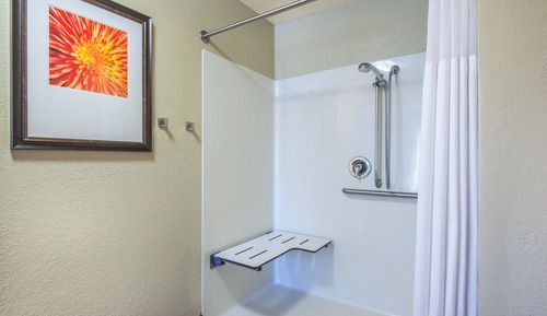 Suite estudio, accesible para personas con discapacidad, cocina (Roll-In Shower)