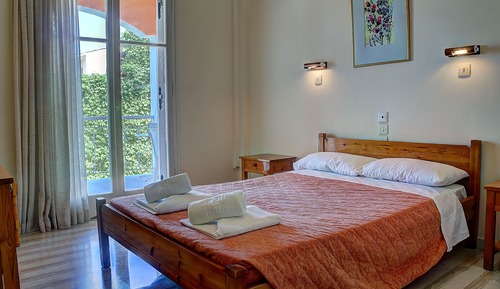 Habitación doble de uso individual, 1 habitación, balcón, planta baja