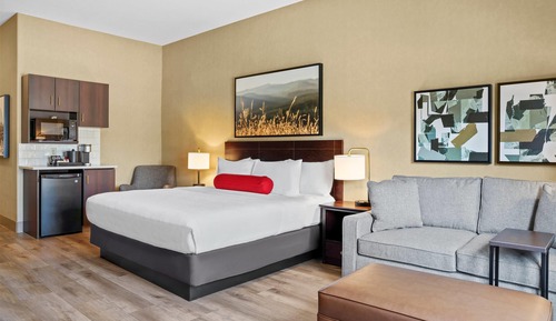 Habitación, 1 cama de matrimonio grande con sofá cama, accesible para personas con discapacidad