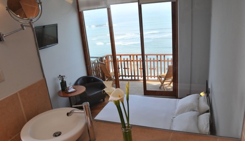 Habitación Deluxe, 1 cama de matrimonio, balcón, vistas al mar (Mirador 2)