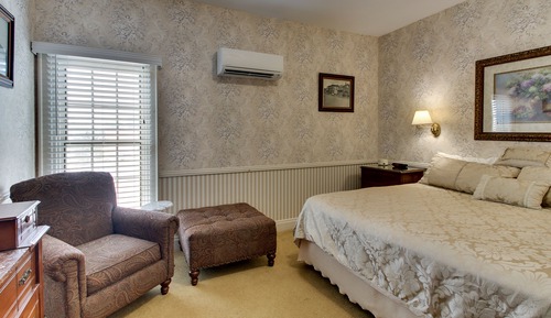 Habitación, vistas al patio
