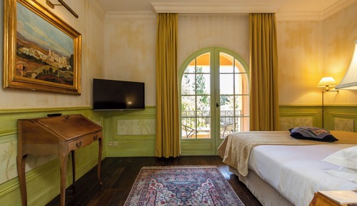Habitación clásica doble, 1 cama doble, vistas a la montaña, en la zona del jardín