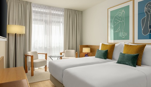 Habitación estándar, 1 cama de matrimonio grande, vistas al jardín