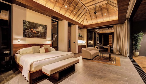 Casa de lujo en un árbol, 1 cama de matrimonio grande