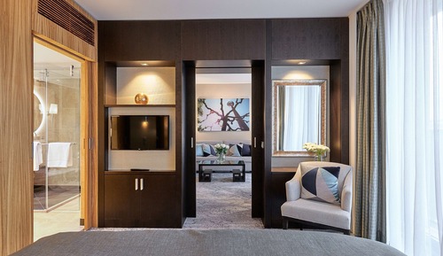 Suite superior, 1 cama de matrimonio grande con sofá cama
