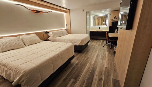 Habitación, 2 camas de matrimonio, no fumadores
