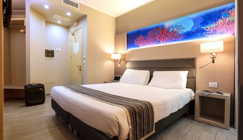Habitación Deluxe doble, balcón, vistas al mar
