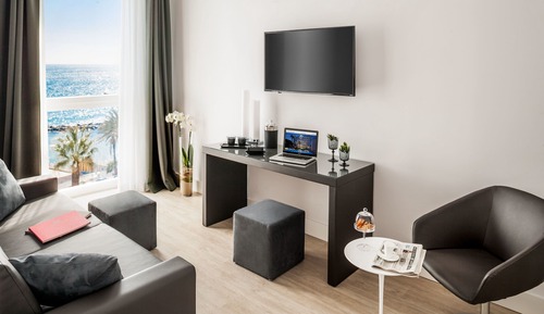 Suite junior, balcón, vistas al mar