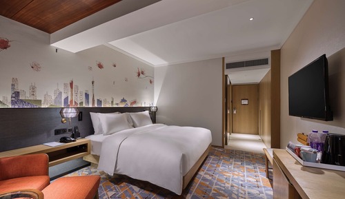 Habitación básica, 1 cama de matrimonio grande