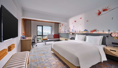 Habitación Business, 1 cama de matrimonio grande, vistas a la ciudad