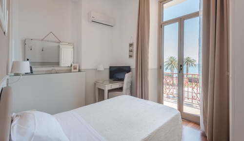 Habitación individual, vistas al mar