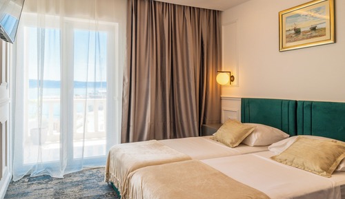 Habitación Deluxe doble, balcón, vistas al mar