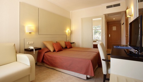 Habitación doble de uso individual, balcón