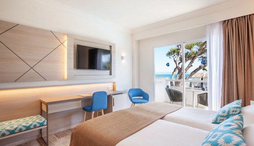 Habitación doble, balcón, vistas al mar