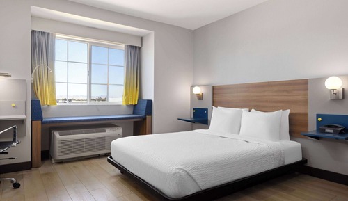 Suite estudio, 1 cama de matrimonio, accesible en silla de ruedas, no fumadores (Efficiency)