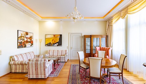 Suite presidencial, 1 cama de matrimonio, balcón, vistas a la ciudad