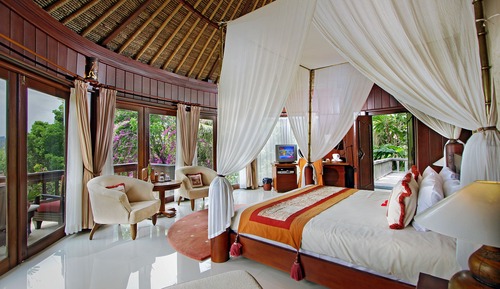 Habitación, vistas a la laguna