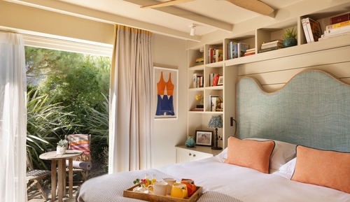 Habitación de lujo doble, 1 cama de matrimonio grande, vistas al jardín