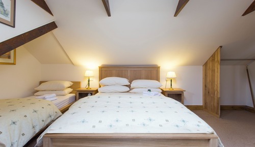Habitación ejecutiva con 1 cama doble o 2 individuales, varias camas