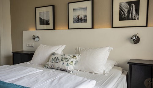 Habitación superior, balcón, vistas al mar