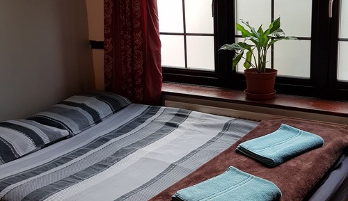 Habitación doble, baño privado