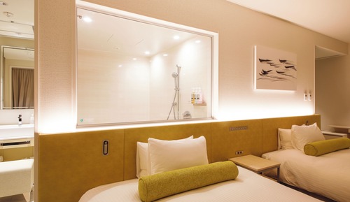 Habitación de lujo con 2 camas individuales