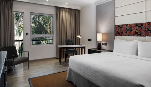Habitación Premium, 1 cama de matrimonio grande, balcón, vistas al jardín