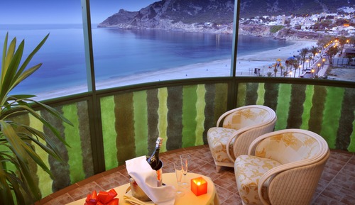 Suite romántica, balcón, vistas al mar